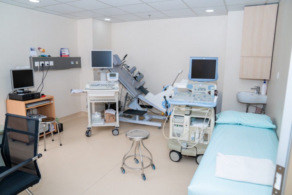 Ultrasound Room and Stress Test